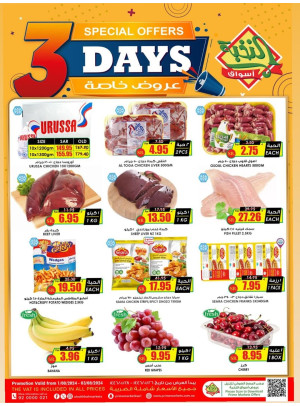 3 Days Offers
