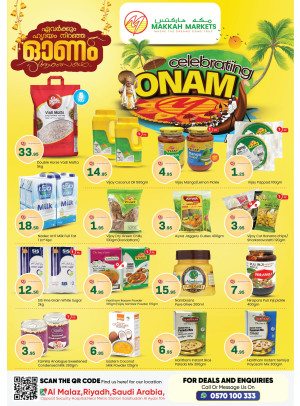 Onam Celebration Offers