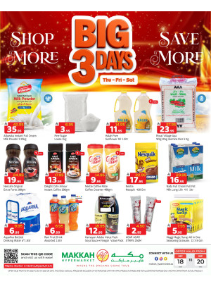 Big 3 Days Deals