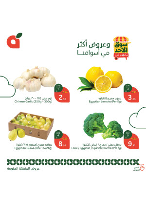 Sunday Market Offers - Southern Region