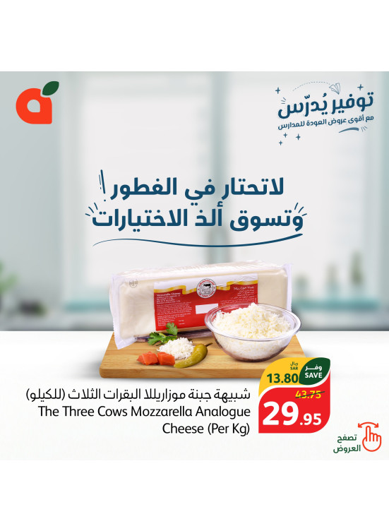 عرض اختيارات الفطار