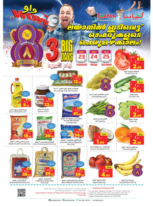 3 Big Days Deals