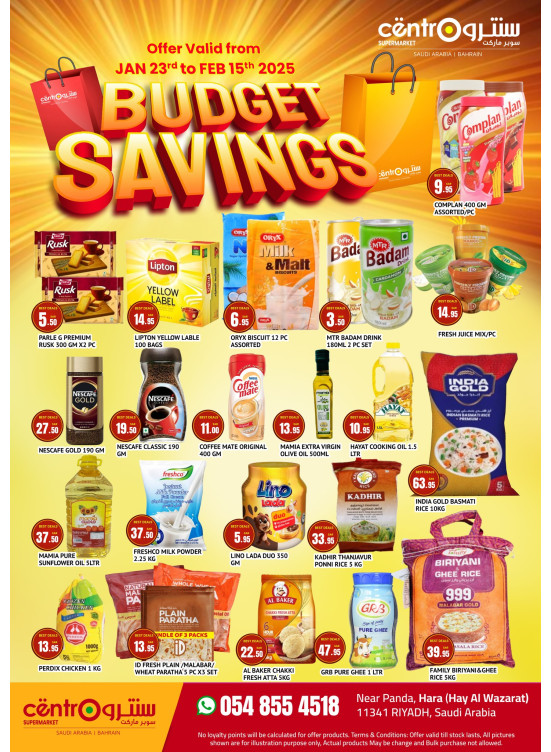 Budget Savings