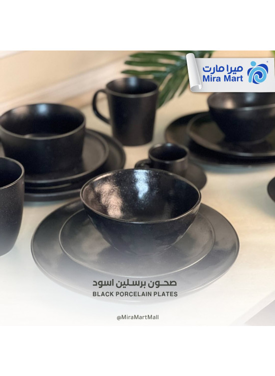 صحون برسلين اسود