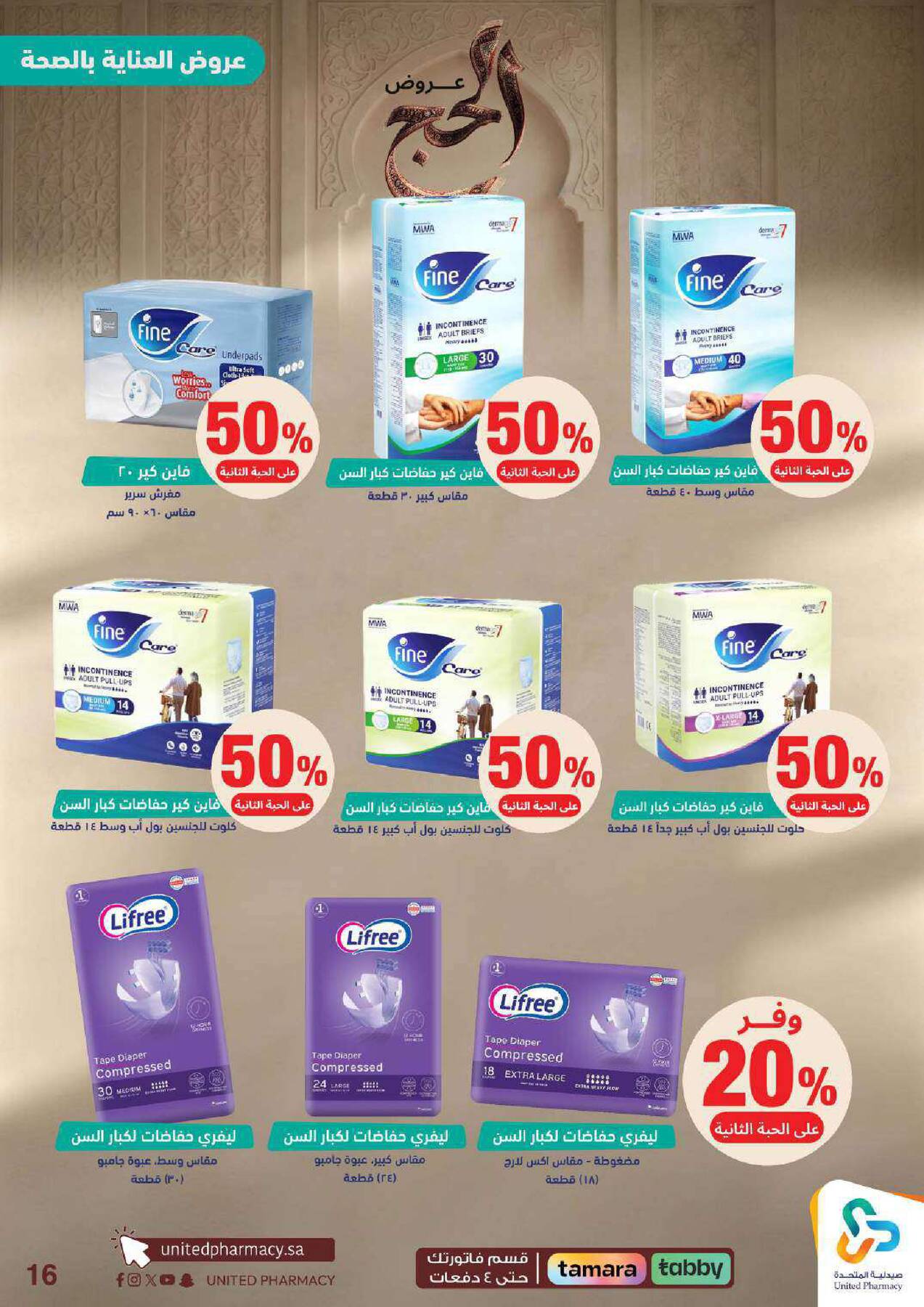 Latest offers from United Pharmacy in KSA