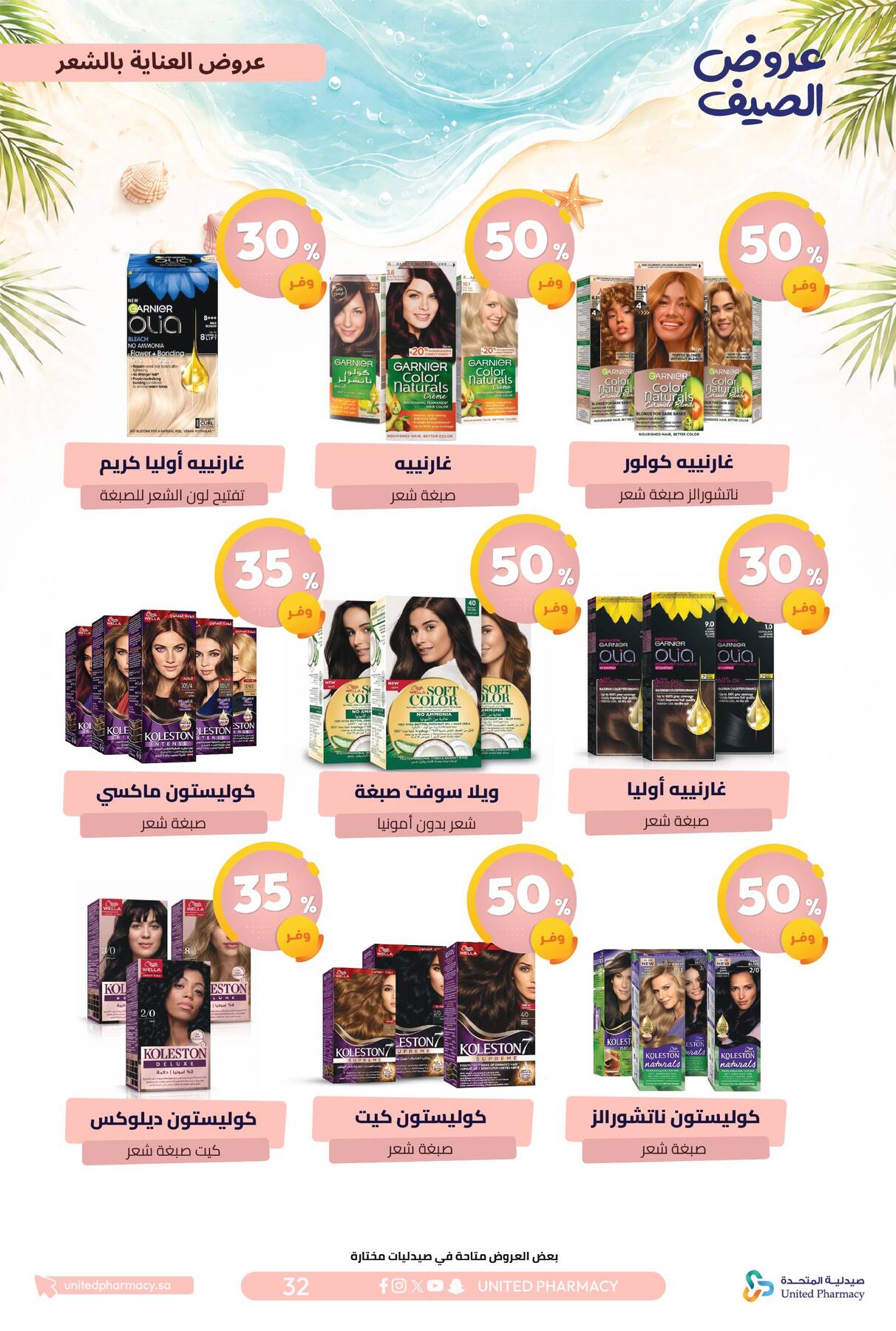 Summer Offers from United Pharmacy until 10th July - United Pharmacy KSA Offers & Promotions — page 32