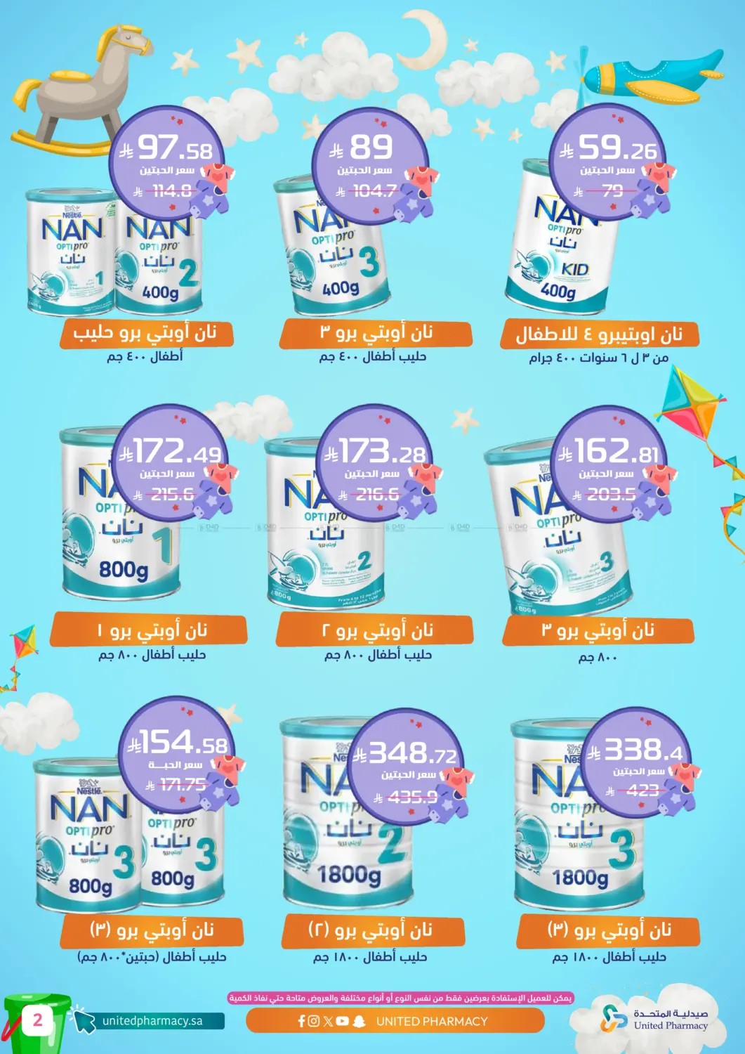 Baby Care Offers from United Pharmacy until 5th July - United Pharmacy KSA Offers & Promotions — page 2