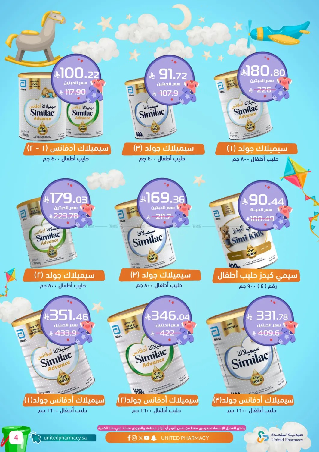 Baby Care Offers from United Pharmacy until 5th July - United Pharmacy KSA Offers & Promotions — page 4