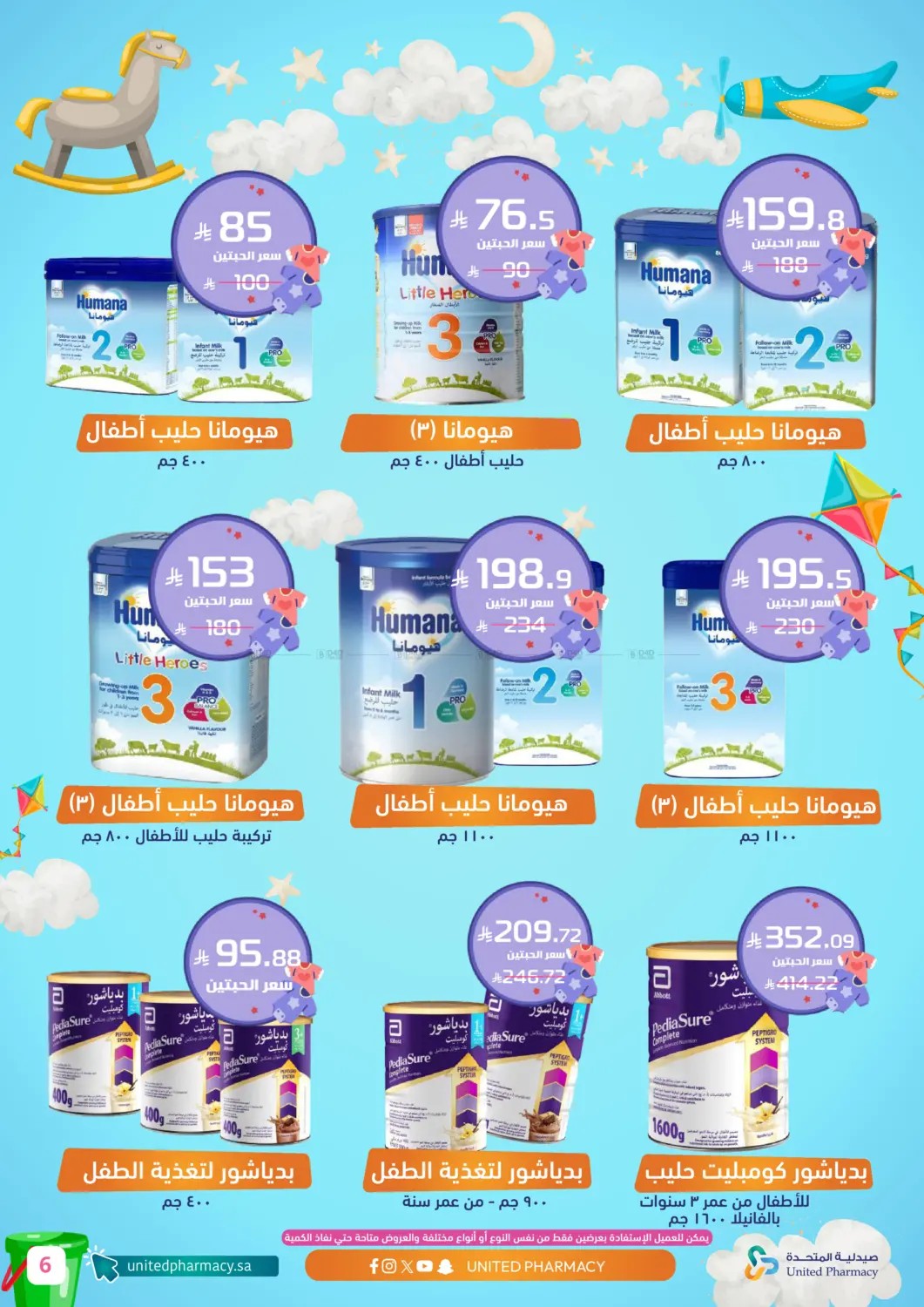 Baby Care Offers from United Pharmacy until 5th July - United Pharmacy KSA Offers & Promotions — page 6