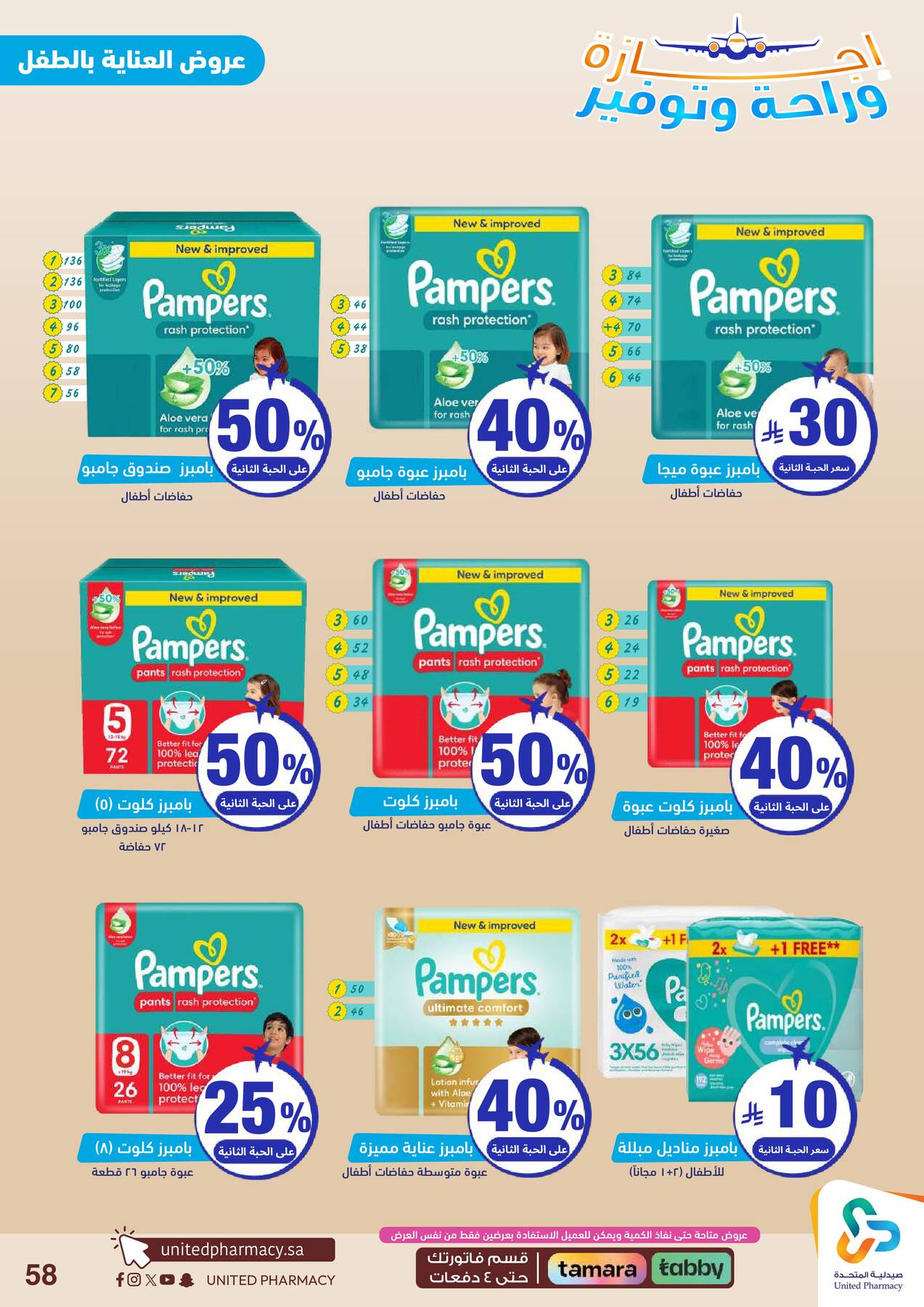 Vacation, Relax & Save Deals Offers from United Pharmacy until 23rd July - United Pharmacy KSA Offers & Promotions — page 58
