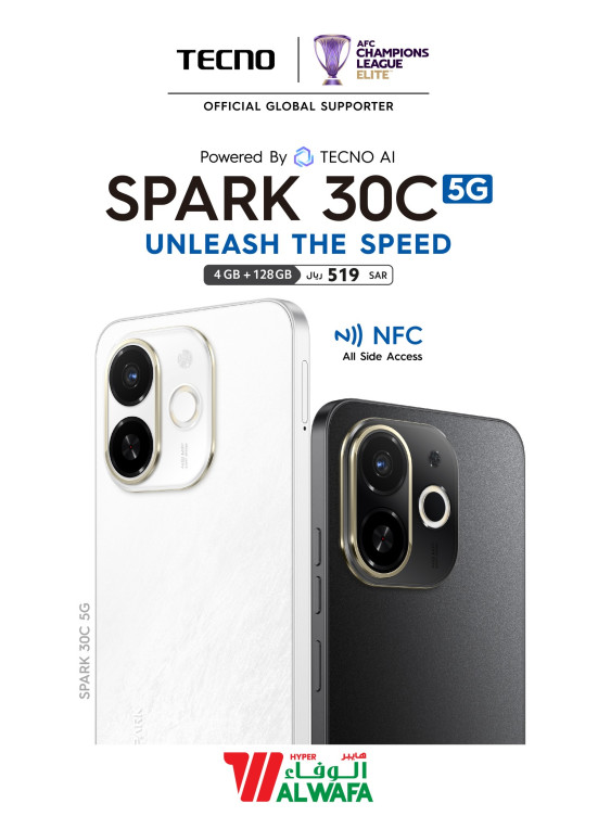 Available Now - Tecno Spark 30C 5G