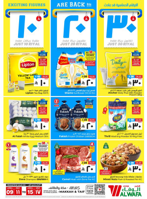 10, 20, 30 Riyal - Makkah & Taif