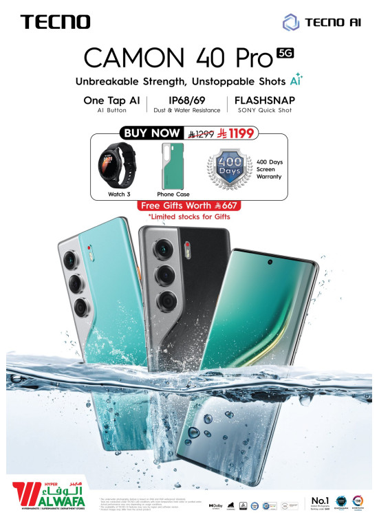 Exclusive Offer on Tecno Camon 40 Pro 5G