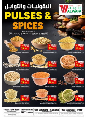 Pulses & Spices Offers - Makkah, Taif & Jeddah