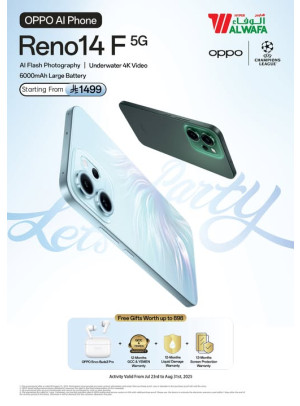 متوفرة الآن - OPPO Reno14 F 5G
