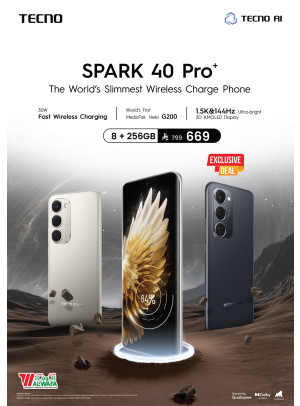 متوفرة الآن - TECNO SPARK 40 Pro+