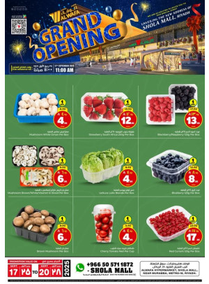 Grand Opening on Fresh Products - Shola Mall