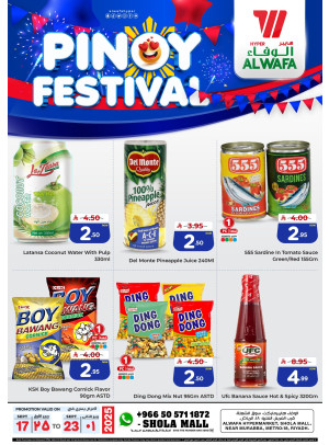 Pinoy Festival - Shola Mall