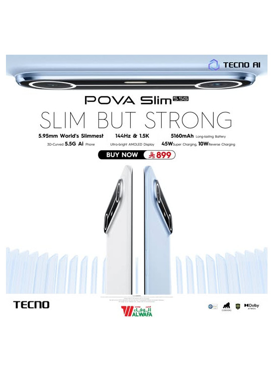 Special Offers on Tecno Pova Slim Smartphone