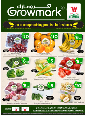 Growmark Fresh Deals - Riyadh & Seiko, Dammam