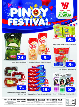Pinoy Festival - Jeddah, Makkah & Taif