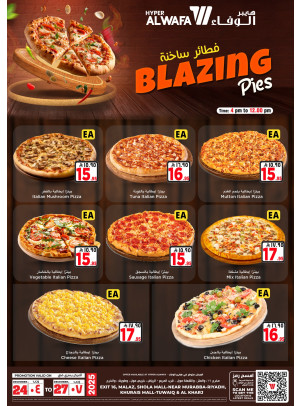 Mini Blazing Pies - Riyadh & Al Kharj