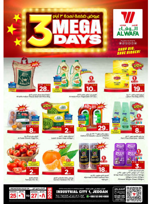 3 Mega Days Deals - Industrial City 1, Jeddah