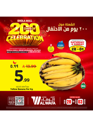 عروض 200 يوم من الاحتفال، العدد الثالث - الشعلة مول، الرياض
