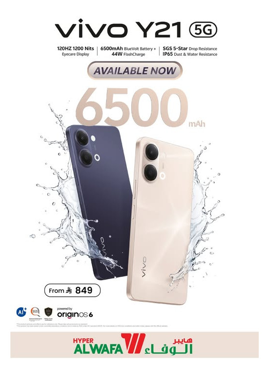 Special Offer - Vivo Y21 Smartphone