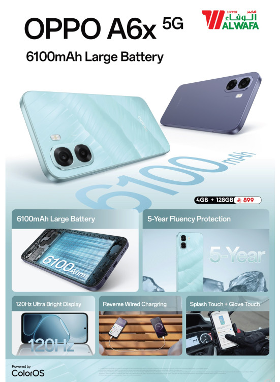 New Arrival - Oppo A6x 5G Smartphone