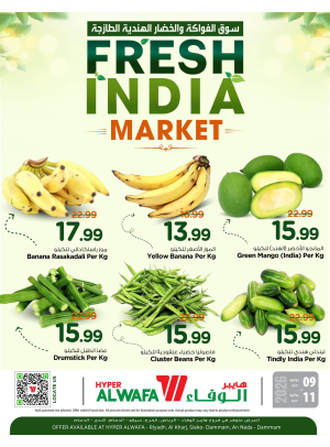 Fresh India Market Deals - Riyadh, Al Kharj & Dammam
