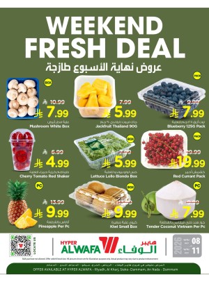 Fresh Weekend Deals - Riyadh, Al Kharj & Dammam