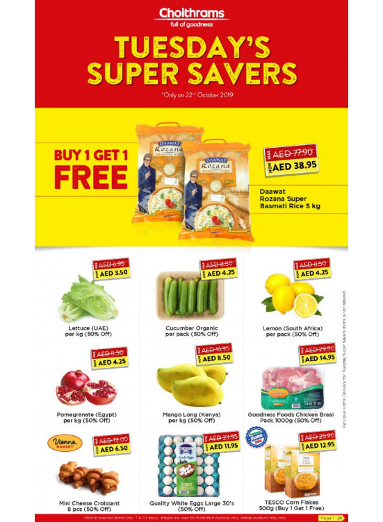 Tuesday Super Savers