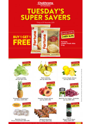 Tuesday Super Savers