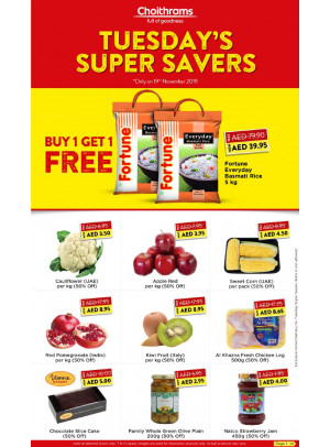 Tuesday Super Savers