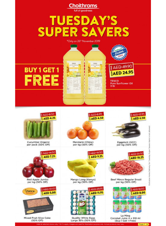 Tuesday Super Savers