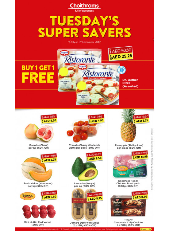 Tuesday Super Savers