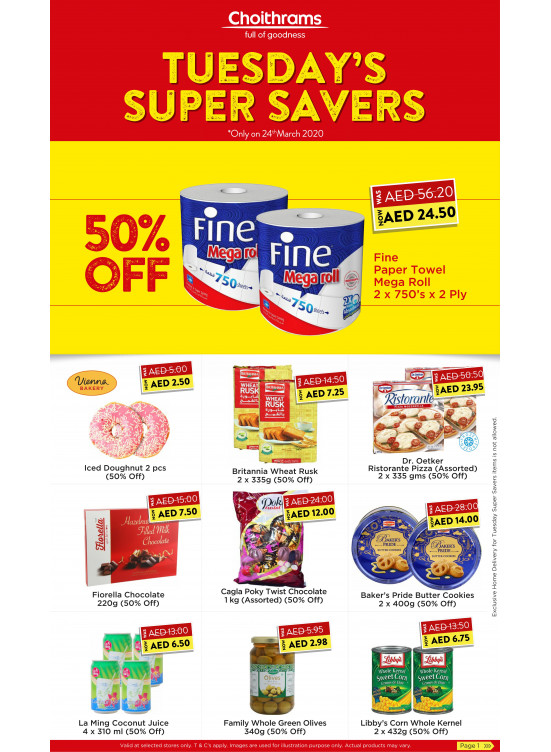 Tuesday Super Savers