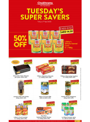 Tuesday Super Savers