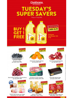 Tuesday Super Savers