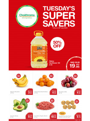 Tuesday Super Savers