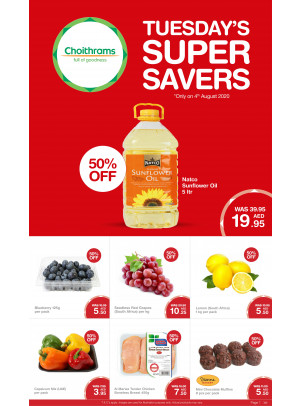 Tuesday Super Savers