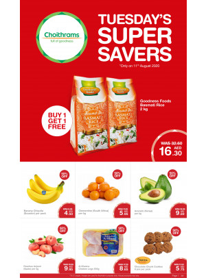 Tuesday Super Savers