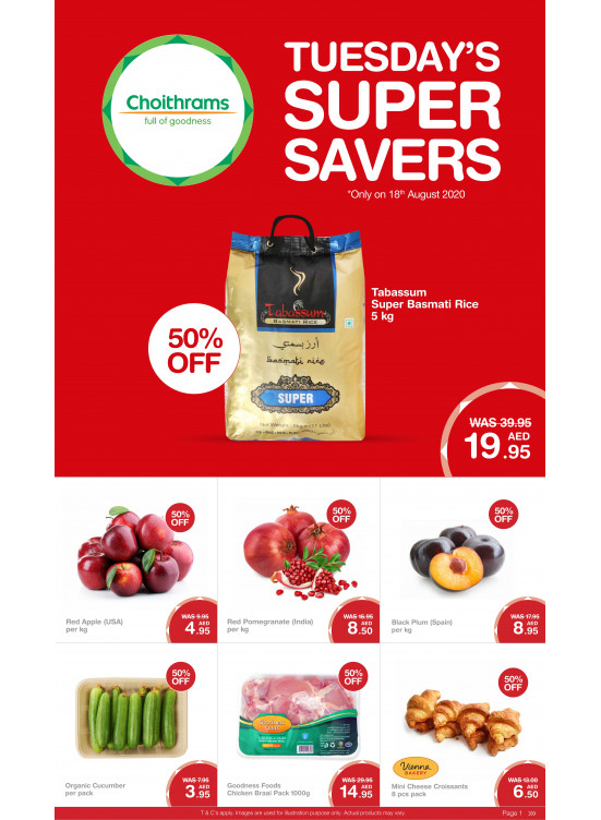 Tuesday Super Savers