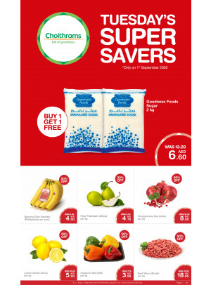 Tuesday Super Savers