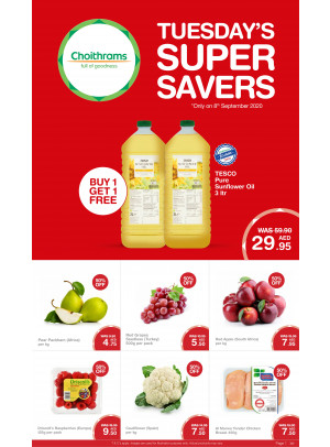 Tuesday Super Savers
