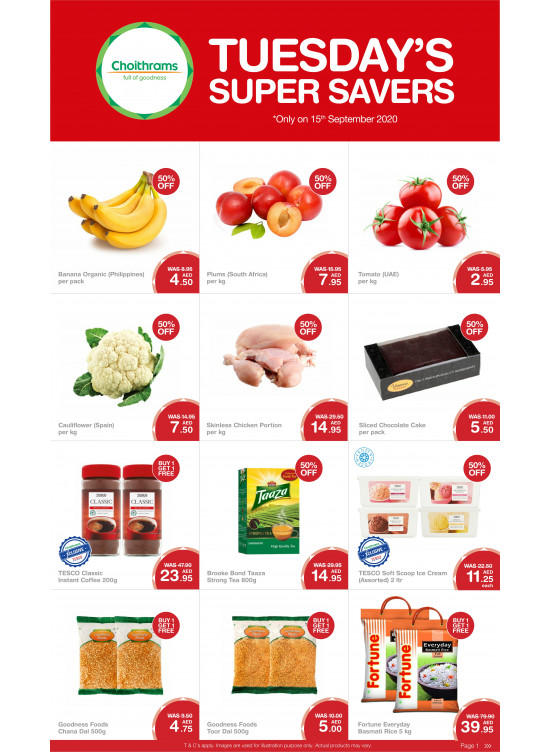 Tuesday Super Savers