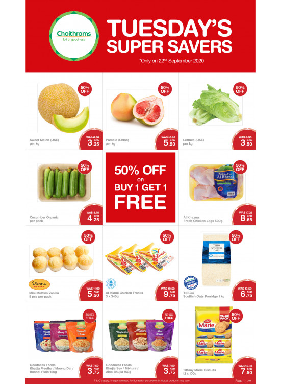 Tuesday Super Savers