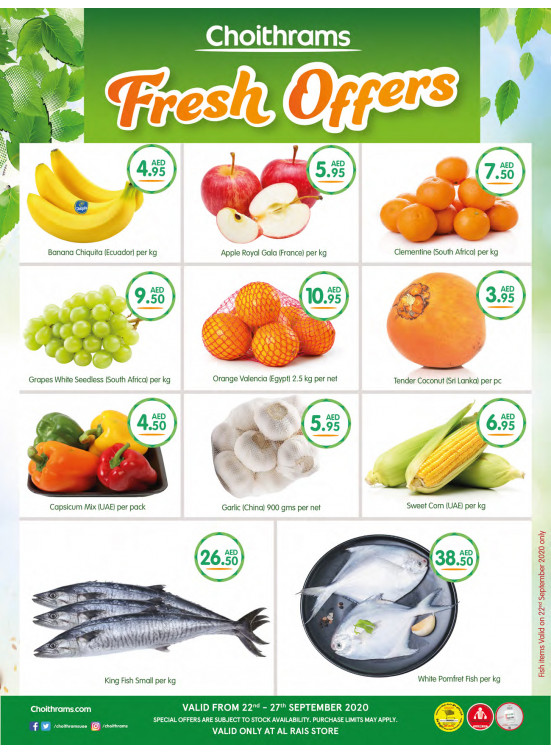 Fresh Offers - Al Rais, Dubai