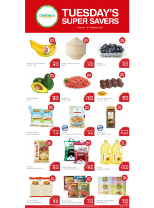 Tuesday Super Savers